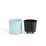 8 inch Aqua Core Self Watering Pot - Ocean Blue